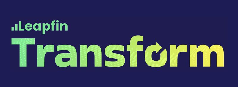Transform event logo lockup